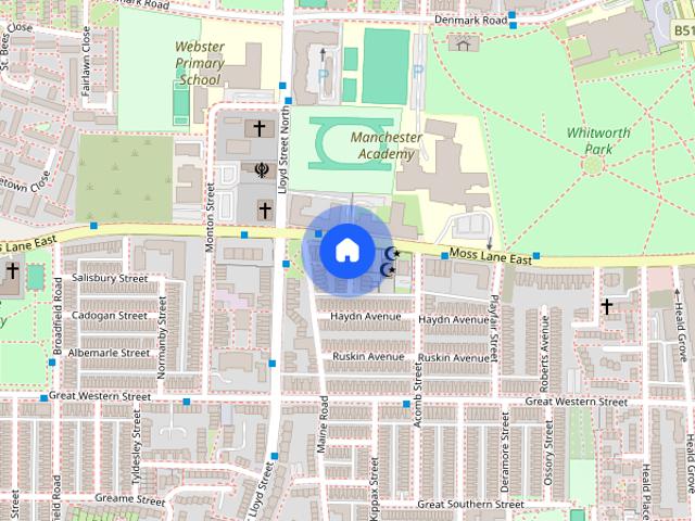 Room 1, Moss Lane East, Manchester M14
