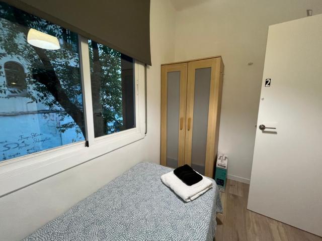 ROOM 2 Suitable single bedroom in a 4 bedroom apartment in Vila de Gràcia