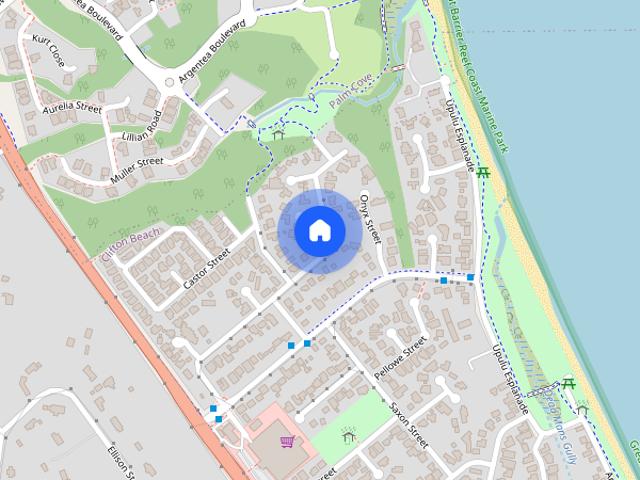 Rooming accommodation available at Clifton Beach Rent includes all utilities