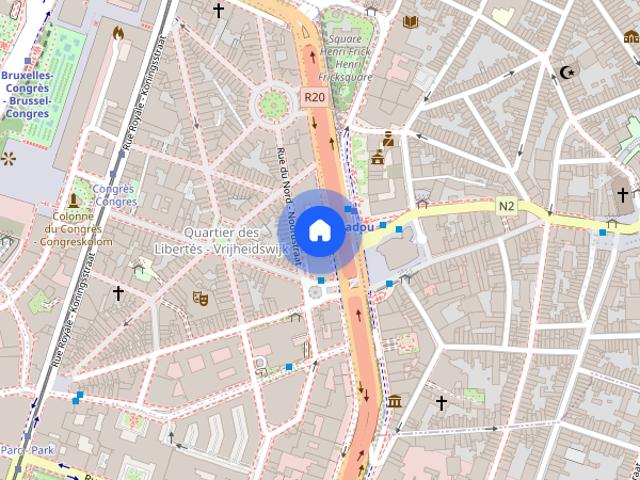 Rooms for rent in 2 bedroom apartment in Madou, Brussels