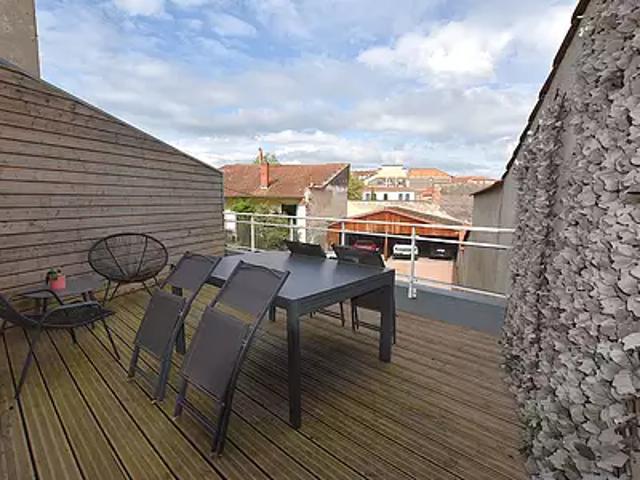 Roanne 42300 Achat / Vente appartement 5 pièces t5 au dernier étage terrasse