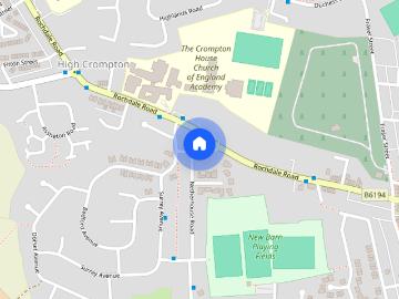 High Crompton, Shaw and Crompton, OL2, Bradford and West Yorkshire, North England