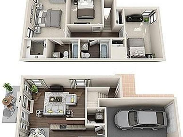 Rock Springs Duplexes 3 Bedroom Apartment for Rent at 1338 Christopher Ave, Round Rock, TX 78681 Westwind