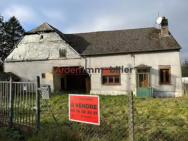 Rocquigny 08220 Achat / Vente maison 3 pièces t3 au dernier étage cave
