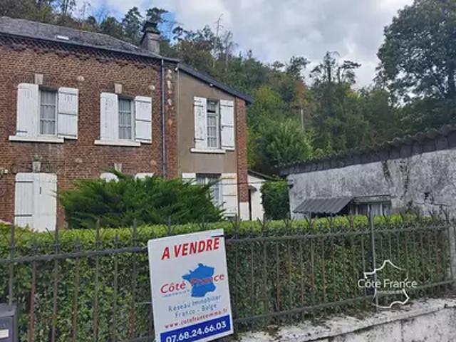 Rocroi 08230 Achat / Vente maison 4 pièces t4 jardin terrasse