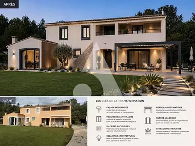 Rognes 13840 Achat / Vente maison 8 pièces t8 au dernier étage