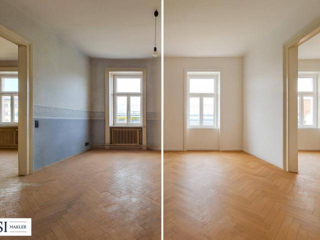 Rohdiamant nahe Stadtpark – Wohnung mit Sanierungspotenzial