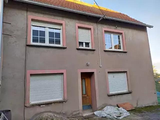 Rohrbach lès Bitche 57410 Achat / Vente maison 7 pièces t7 jardin