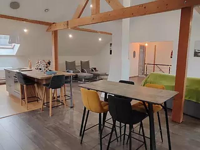 Rohrbach lès Bitche 57410 Location appartement 3 pièces t3 au dernier étage jardin