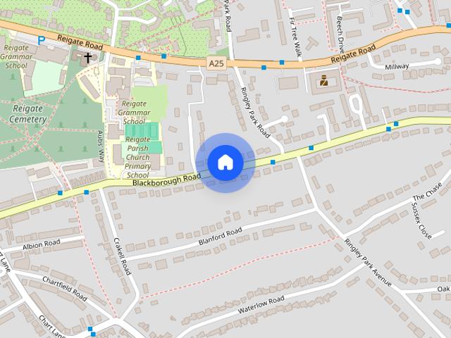 Roquebourne, Blackborough Road, Reigate, Surrey