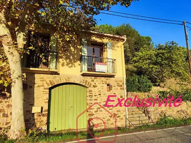 Roquebrun 34460 Achat / Vente maison 3 pièces t3 au dernier étage balcon