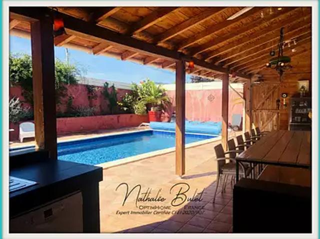 Roquebrun 34460 Achat / Vente maison 9 pièces t9 piscine jardin
