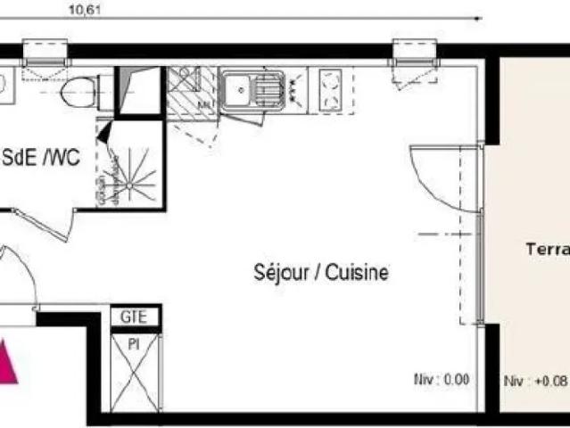 Roques Appartement 2 pièces 40.64 m²