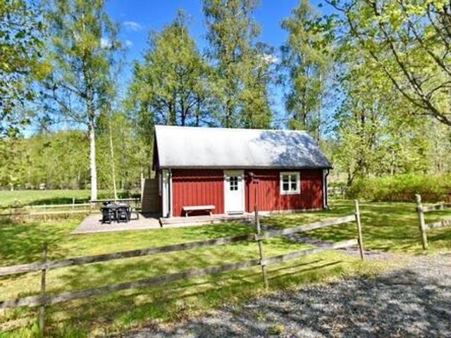 Rot weißes Haus Yggersryd  abseitige Lage, Småland, Schweden ☀️