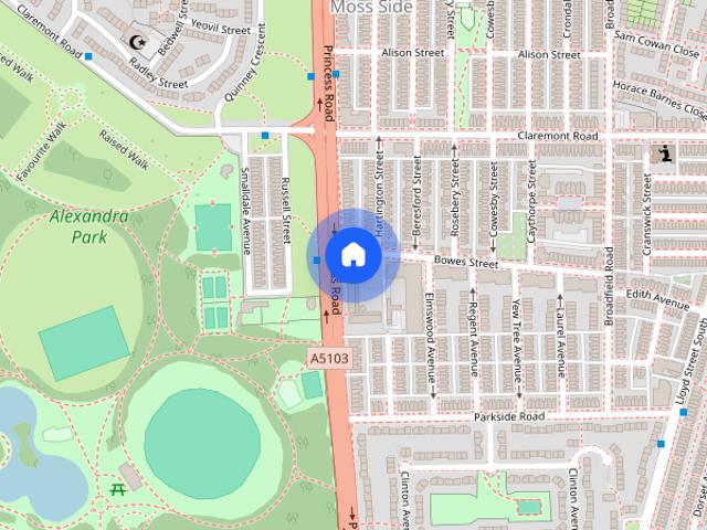 Route 1, Bowes Street, Manchester, Greater Manchester, M14