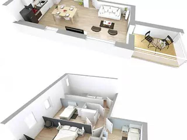 Rouen 76000 Location appartement 4 pièces t4