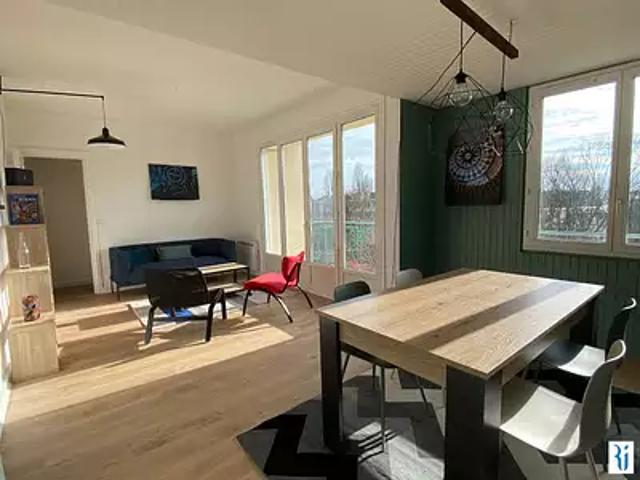 Rouen 76100 Location appartement 4 pièces t4 au dernier étage
