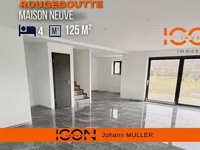 Rougegoutte 90200 Achat / Vente maison 5 pièces t5 terrasse parking