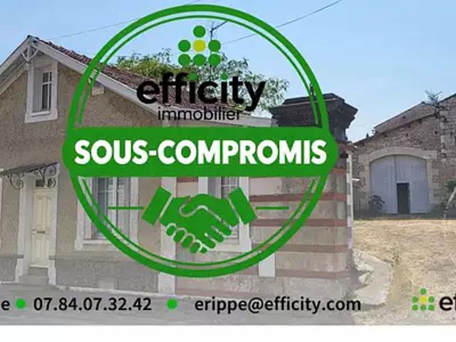 Rouillac 16170 Achat / Vente maison 3 pièces t3 jardin terrasse