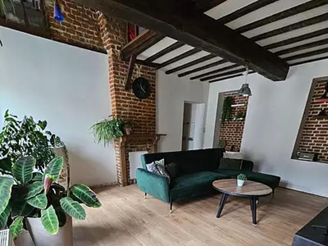 Rousies 59131 Location appartement 1 pièce t1 au dernier étage
