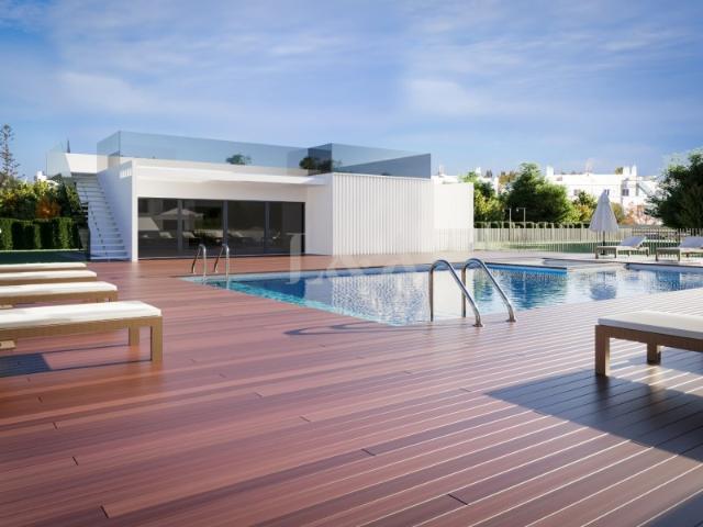 T2 com piscina e garagem perto da praia em Cabanas de Tavira