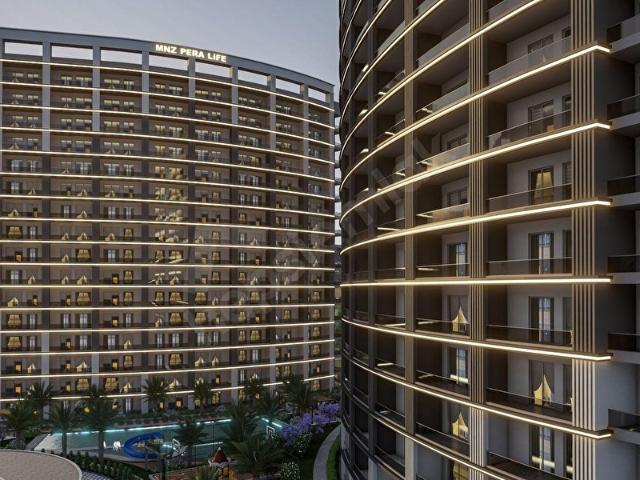 ROYAL EMLAKTAN TÖMÜKTE HAVUZLU SİTEDE FULL EŞYALI SATILIK 1+1