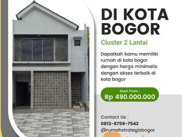 Rumah 2 lantai di bogor dekat st