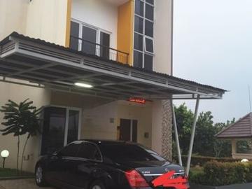 Rumah 3 lantai lt 220 m2 7 km tidur Full Furniture di Semplak Bogor Dekat Tol borr bebas banjir