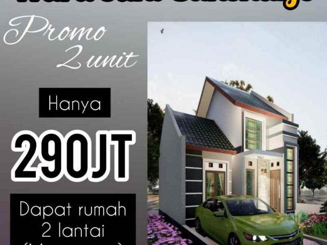Rumah Milenial Dg Mezanine di Waru Sukoharjo