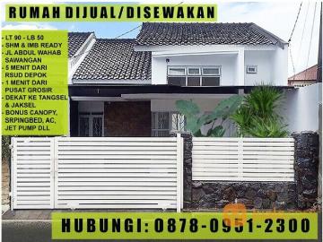 Rumah Semi Furnished, Desain Minimalis, Lokasi Strategis di Sawangan Depok