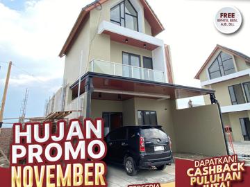 Rumah Skandinavian Siap Huni 2 Lantai Dekat Karanganyar Kota