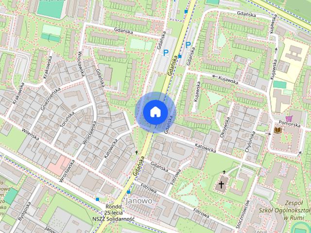 Rumia Centrum | Po remoncie | 2 pokoje | Parter | Ogród