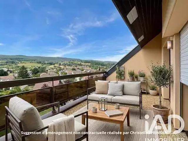 Rumilly 74150 Achat / Vente appartement 4 pièces t4 au dernier étage terrasse