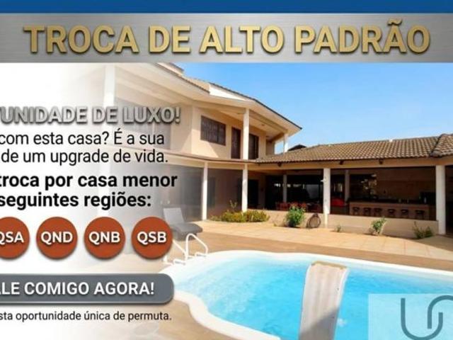 Rua 4 B – Vicente Pires Sobrado com 5 suítes ACEITA PERMUTA CASA OU APTO