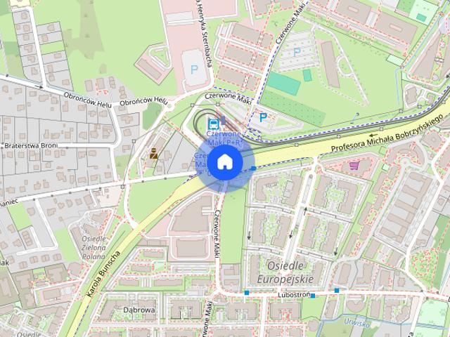 Ruczaj os. Europejskie ul. Czerwone Maki