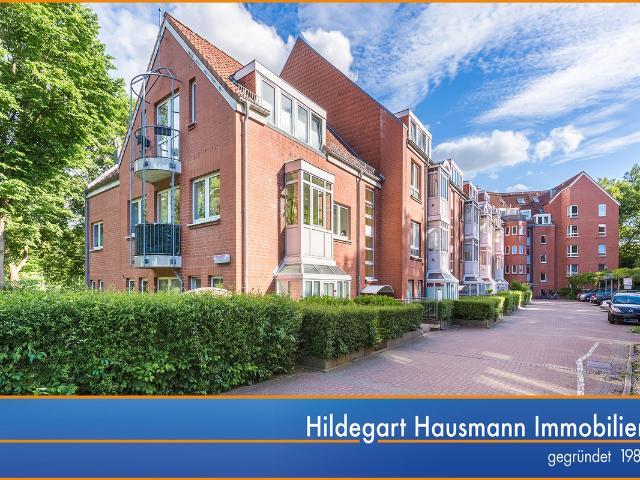 Rückwärtig ins Grüne – 3 Zimmer Wohnung mit Südwest Balkon in Hamburg Stellingen!: Hausmann Makler