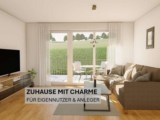 Rückzugsort mit Ausblick 2,5 Zimmer Obergeschosswohnung im stilvollen 8 Familienhaus