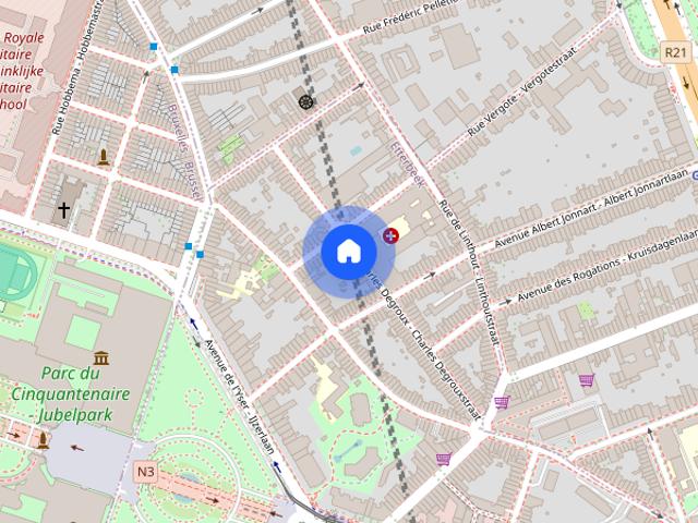 Rue Charles Degroux, Etterbeek