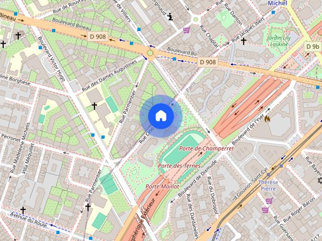 Rue Cino del Duca, Paris