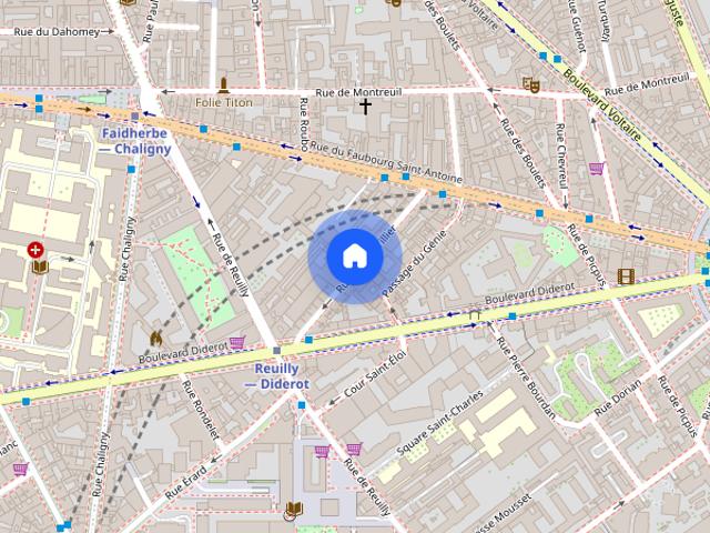 Rue Claude Tillier, Paris