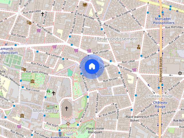 Rue Bachelet, Paris