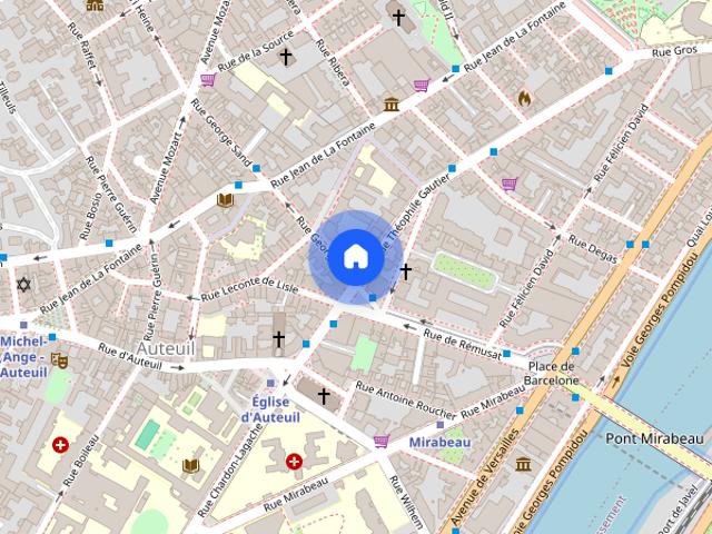 Rue George Sand, Paris