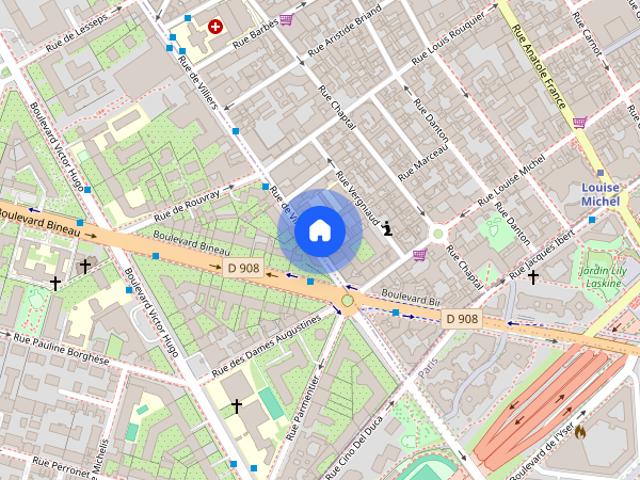 Rue de Villiers, Levallois Perret