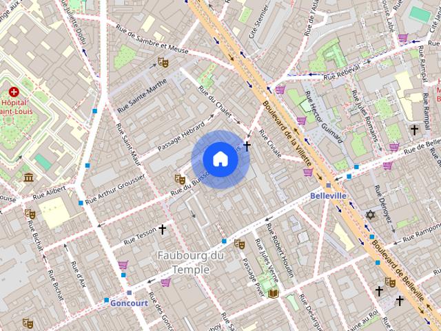Rue du Buisson Saint Louis, Paris