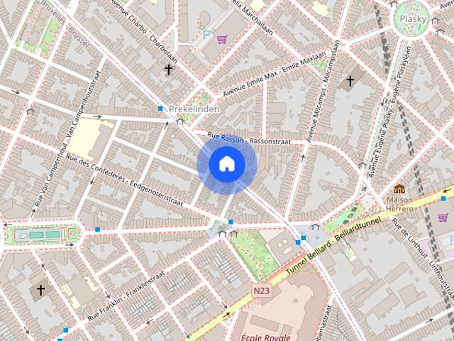 Rue du Noyer, Brussels