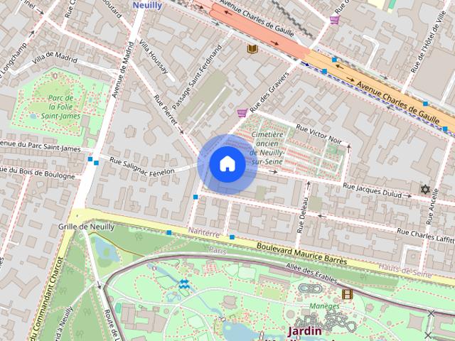 Rue Jacques Dulud, Neuilly sur Seine