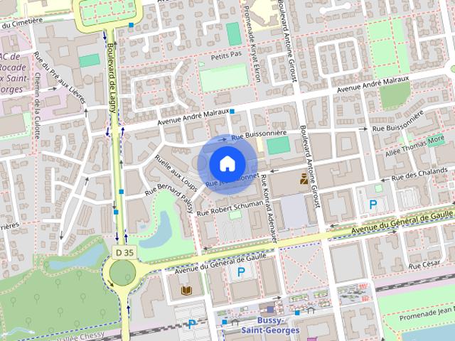 Rue Jean Monnet, Bussy Saint Georges
