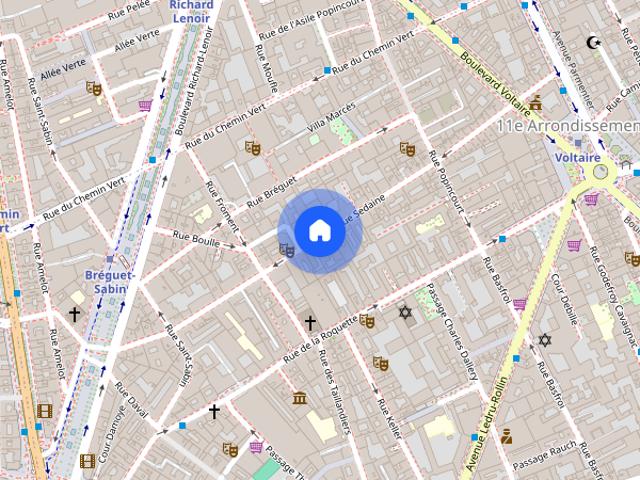 Rue Sedaine, Paris