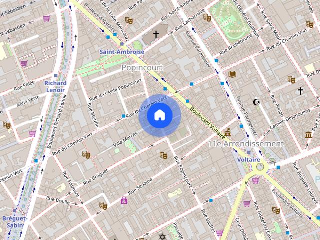 Rue Popincourt, Paris