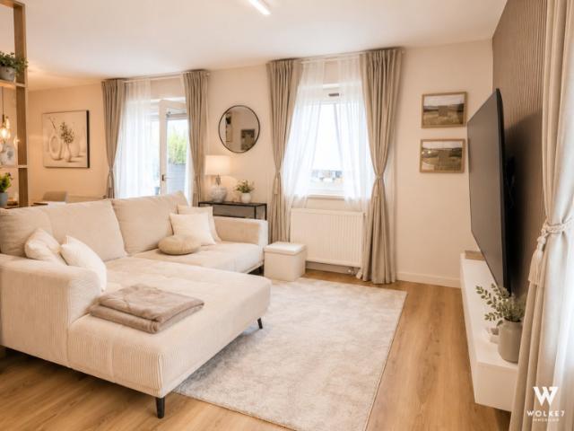 Ruheidylle nahe der Burg Liechtenstein Stilvoll renovierte Doppelhaushälfte mit Garten, Pool, Sauna & Photovoltaik
